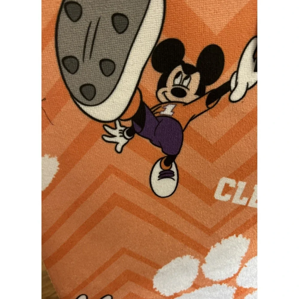 New Northwest Disney Clemson Tigers Mickey Mouse Football Beach Towel 40